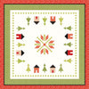 DEAL On the Square Quilt PATTERN P157 - Sandy Gervais - Riley Blake Designs - INSTRUCTIONS Only - Pieced Houses Trees Snowflake