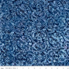 SALE Batiks Expressions BTCB1011 Capri Blue - Riley Blake Designs - Hand-Dyed Tjaps Print - Quilting Cotton Fabric