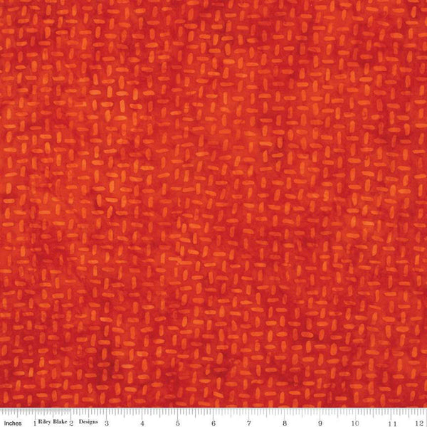 SALE Batiks Expressions Halloween Expressions BTHH1252 Tango - Riley Blake Designs - Hand-Dyed Print - Quilting Cotton