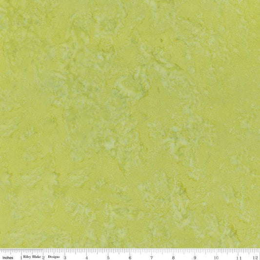CLEARANCE Batiks Expressions Hand-Dyes BT21000-321 Artichoke - Riley Blake Designs - Hand-Dyed Print - Quilting Cotton