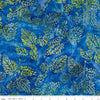 SALE Batiks Expressions BTPT1175 Blue Multi - Riley Blake Designs - Hand-Dyed Tjaps Print - Quilting Cotton