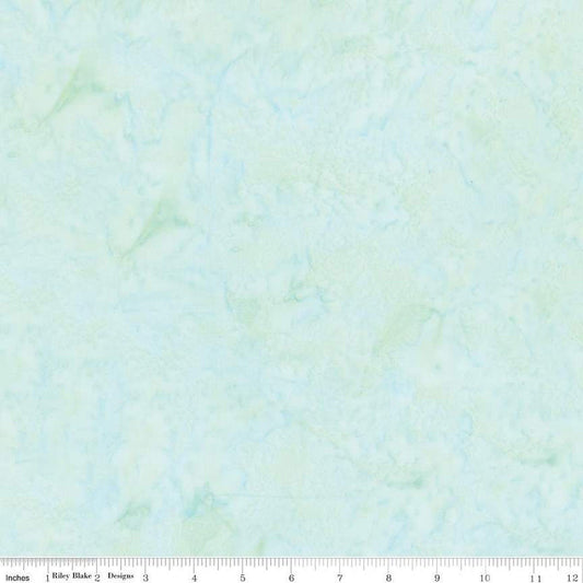 SALE Batiks Expressions Hand-Dyes BT21000-272 Twisted Teal  - Riley Blake Designs - Hand-Dyed Print - Quilting Cotton