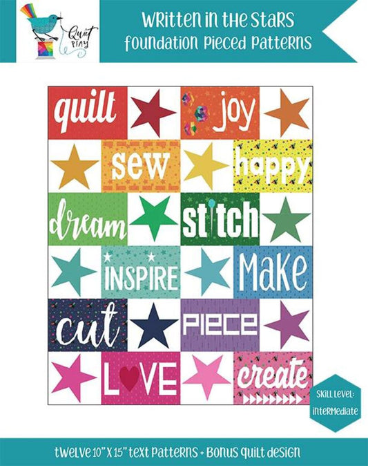 SALE Written in the Stars Quilt Booklet P160 - Kristy Lea  - Riley Blake Designs - INSTRUCTIONS Only - Multiple Projects
