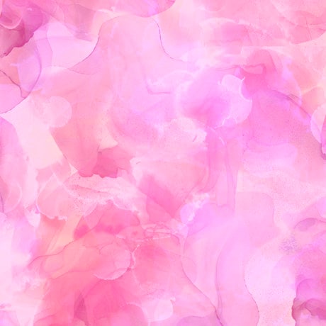 SALE Aura Watercolor Blender 30198 Pink - QT Fabrics - Quilting Cotton Fabric