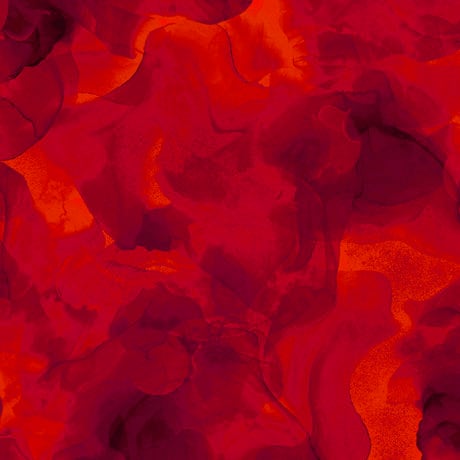 SALE Aura Watercolor Blender 30198 Red - QT Fabrics - Quilting Cotton Fabric