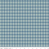 Image of Chunky Thread Home Décor Plaid Denim from Riley Blake Designs. Image has light blue and dark blue gingham plaid stripes. 
Cute Little Fabric Shop