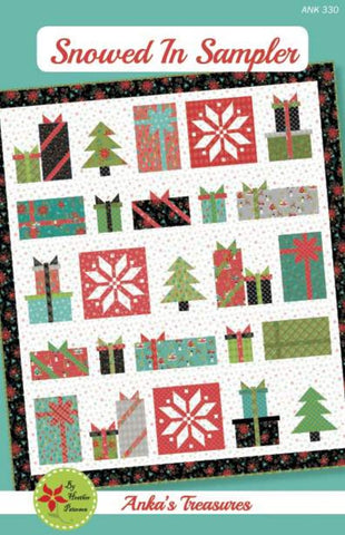 SALE Snowed In Sampler Quilt PATTERN P154 by Heather Peterson - Riley Blake Designs - INSTRUCTIONS Only - Piecing Christmas