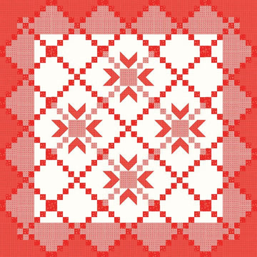 SALE Red White & Just Right Quilt PATTERN P157 - Sandy Gervais - Riley Blake Designs - INSTRUCTIONS Only - Piecing