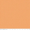 DEAL Here Comes the Sun Cotton C14816 Orange - Riley Blake Designs - Blossoms Dots - Quilting Cotton Fabric
