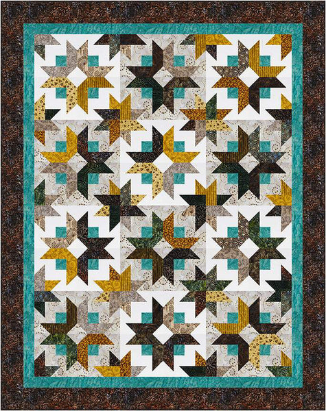 SALE Daybreak Quilt PATTERN P187 by Cozy Quilt Designs - Riley Blake - INSTRUCTIONS Only - Piecing Multiple Sizes 2 1/2" Strip Friendly