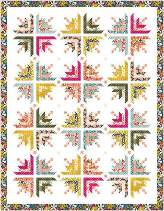 Fancy Schmancy Quilt PATTERN P180 - Wendy Sheppard - Riley Blake Designs - INSTRUCTIONS Only - Piecing Fat Quarter Friendly