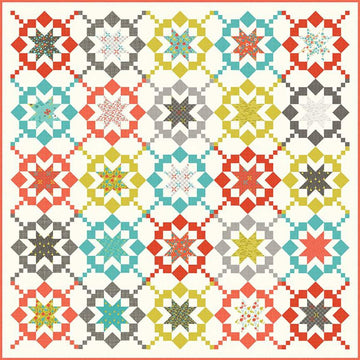 SALE Carnival Quilt PATTERN P157 - Sandy Gervais - Riley Blake Designs - INSTRUCTIONS Only - Piecing