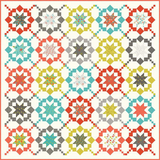 SALE Carnival Quilt PATTERN P157 - Sandy Gervais - Riley Blake Designs - INSTRUCTIONS Only - Piecing