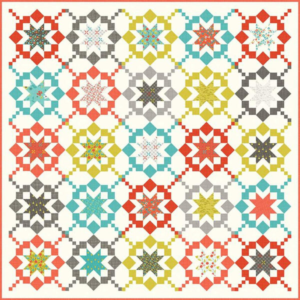 Carnival Quilt PATTERN P157 by Sandy Gervais - Riley Blake Designs - INSTRUCTIONS Only - Piecing