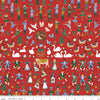 A Pear-fect Christmas Twelfth Day C14970 Red - Riley Blake Designs - Twelve Days of Christmas Icons - Quilting Cotton Fabric
