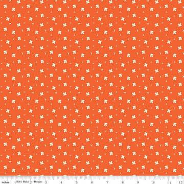SALE Here Comes the Sun Daisies C14815 Red - Riley Blake Designs - Floral Flowers - Quilting Cotton Fabric