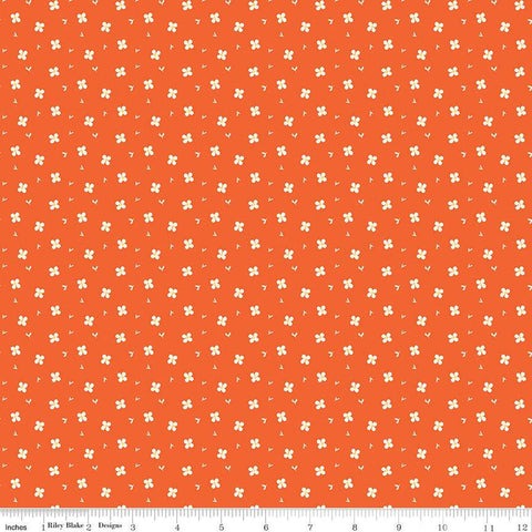 SALE Here Comes the Sun Daisies C14815 Red by Riley Blake Designs - Floral Flowers - Quilting Cotton Fabric