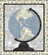 SALE In His Hands Quilt PATTERN P120 - J. Wecker Frisch - Riley Blake Designs - INSTRUCTIONS Only - Raw-Edge Applique Globe