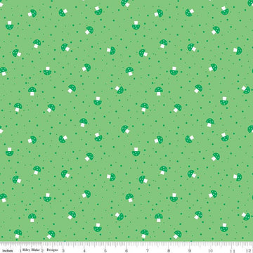 Bloom Mushies C14986 Sweet Pea - Riley Blake Designs - Mushrooms Dots - Quilting Cotton Fabric
