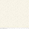 Creamquilting cotton fabric with small dark red speckled dots. 
Cute Little Fabric Shop