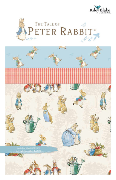 The Tale of Peter Rabbit Layer Cake 10" Stacker Bundle - Riley Blake Designs - 42 piece Precut Pre cut - Quilting Cotton Fabric