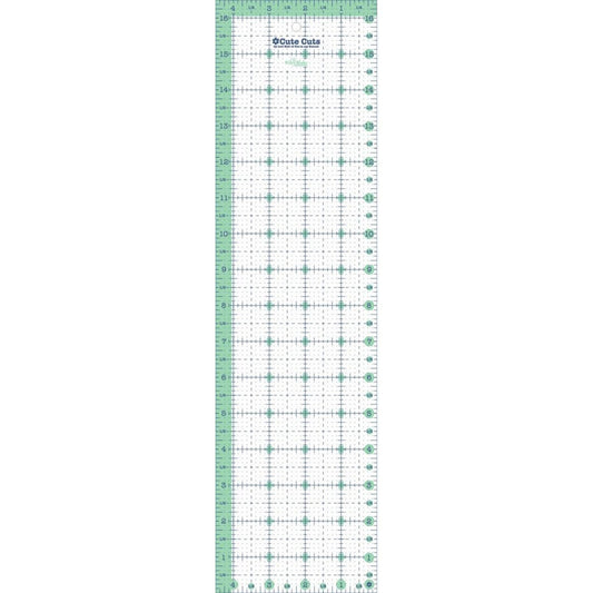 DEAL Lori Holt Cute Cuts Ruler 4.5" x 16.5" - Riley Blake Designs - Non-Slip