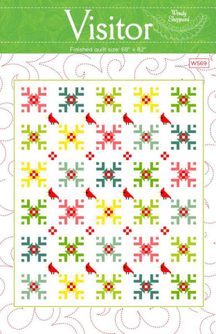 SALE Visitor Quilt PATTERN P180 by Wendy Sheppard - Riley Blake Designs - INSTRUCTIONS Only - Pieced