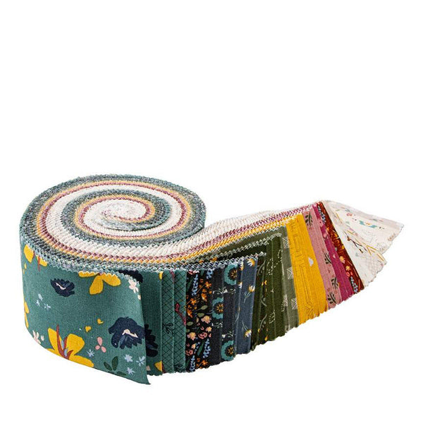 SALE Feels Like Home 2.5 Inch Rolie Polie Jelly Roll 40 pieces - Riley Blake Designs - Precut Pre cut Bundle - Quilting Cotton Fabric