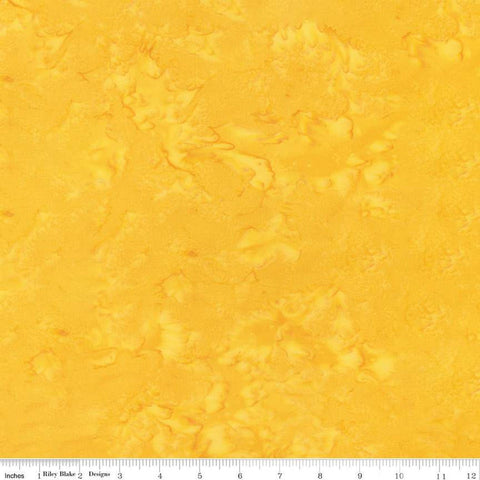 SALE Batiks Expressions Hand-Dyes BT21000-252 Canary - Riley Blake Designs - Hand-Dyed Print - Quilting Cotton