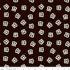 Dark brown, black Route 66 signs scattered around.
Cute Little Fabric Shop