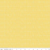 Image of the Old School Handwriting Yellow quilting cotton fabric by J. Wecker Frisch for Riley Blake Designs. Features white alphabet handwriting practice on a yellow background. 
Cute Little Fabric Shop