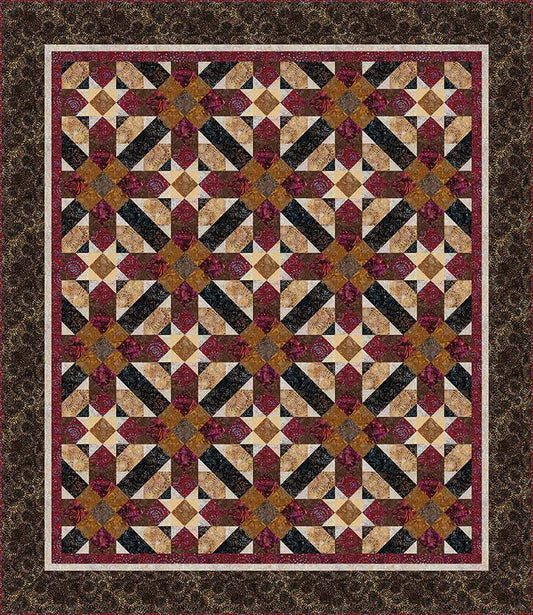 SALE Chocolate Covered Cherries Quilt PATTERN - The Whimsical Workshop - Riley Blake - INSTRUCTIONS Only