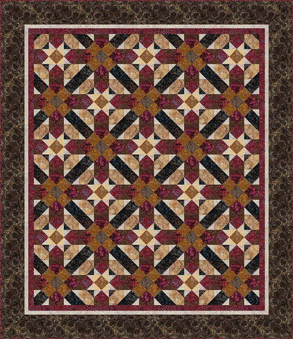 Chocolate Covered Cherries Quilt PATTERN P185 by The Whimsical Workshop - Riley Blake Designs - INSTRUCTIONS Only - Pieced Intermediate