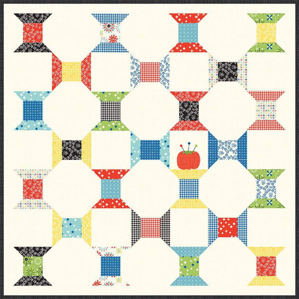 Sew Good Quilt and Runner PATTERN P157 by Sandy Gervais - Riley Blake Designs - INSTRUCTIONS Only - Piecing 10" Stacker Friendly