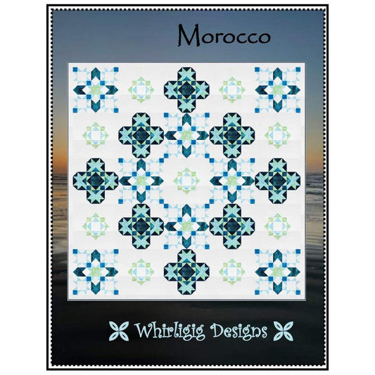 SALE Morocco Quilt PATTERN P183 - Whirligig Designs - Riley Blake Designs - INSTRUCTIONS Only - Piecing