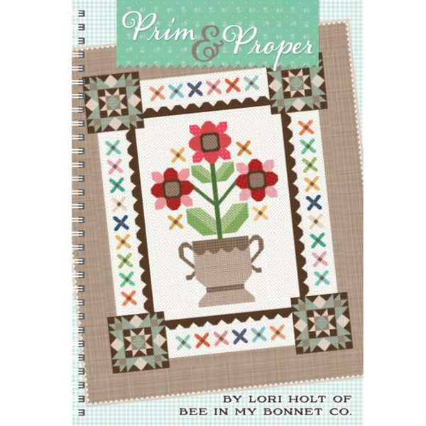 SALE Prim and Proper Book P051 by Lori Holt - Riley Blake - INSTRUCTIONS Only - It's Sew Emma - Applique Cross-Stitch Multiple Projects