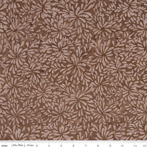 SALE Batiks Expressions BTHH1056 Nutmeg - Riley Blake Designs - Hand-Dyed Tjaps Print - Quilting Cotton Fabric