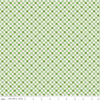 Image of the Farm Girl Vintage Houndstooth Green quilting cotton fabric by Lori Holt for Riley Blake Designs. Features a geometric houndstooth pattern with green colors. 
Cute Little Fabric Shop