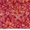 SALE Batiks Expressions BTPT1094 Apple - Riley Blake Designs - Hand-Dyed Tjaps Print - Quilting Cotton Fabric