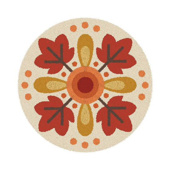 Image of the maple leaf circle project from the Autumn Punch Needle Pattern by Lori Holt for Riley Blake Designs.
Cute Little Fabric Shop