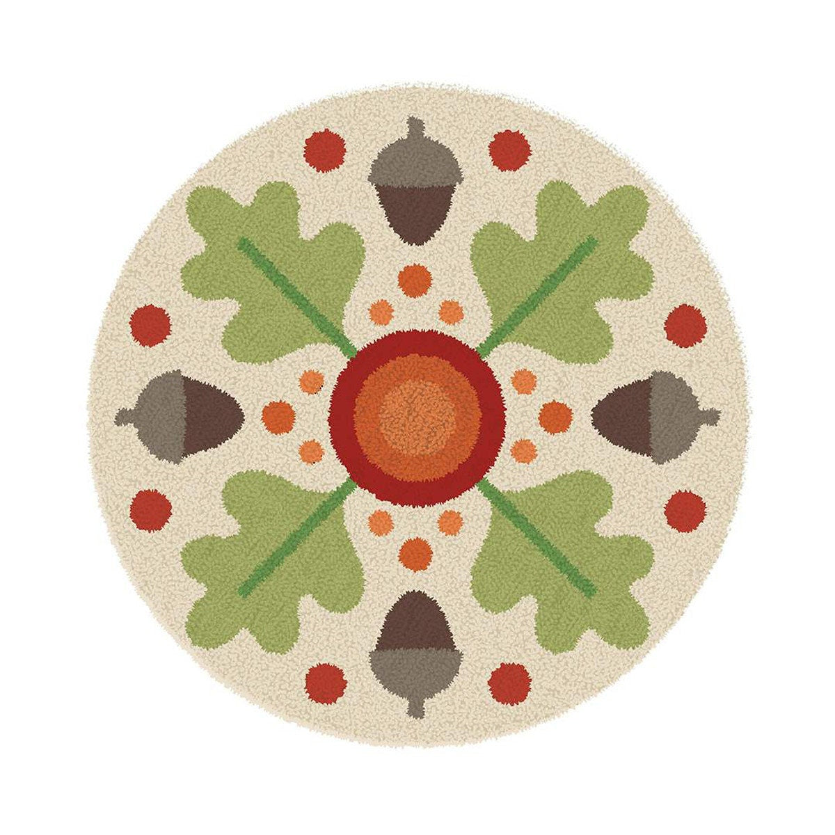 Image of the leaf and acorn circle project from the Autumn Punch Needle Pattern by Lori Holt for Riley Blake Designs.
Cute Little Fabric Shop