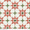 Christmas Is in Town Christmas Stars Cheater Print C14752 Cream - Riley Blake Designs - Geometric Star - Quilting Cotton Fabric