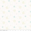 Image of In From the Cold Snowflakes White by Riley Blake Designs. Features scattered snowflakes on a dotted white background.
Cute Little Fabric Shop