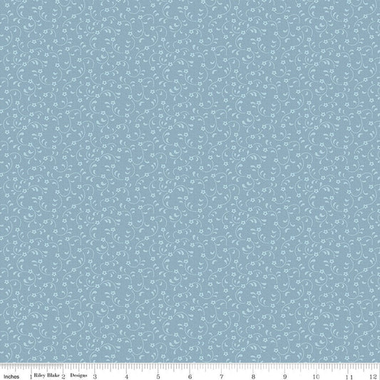 SALE Floret Stone - Riley Blake Designs - Flowers Floral Tone-on-Tone - Quilting Cotton Fabric