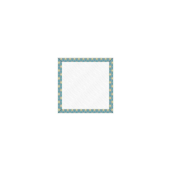 Image of the Lori Holt Home Town Holiday 7” Design Board Raindrop. Features a small design board with a blue and green border. 
Cute Little Fabric Shop
