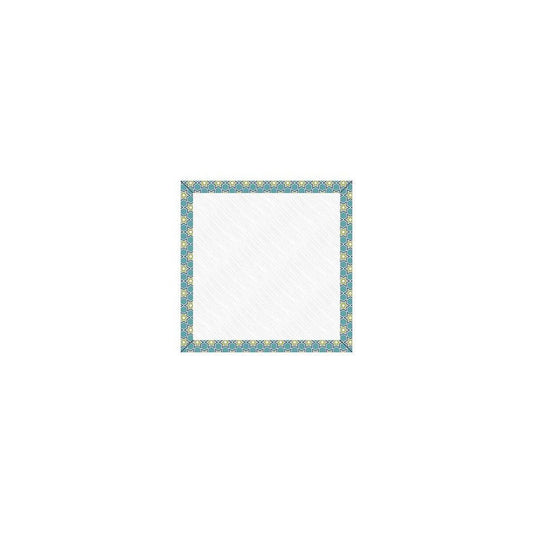 Image of the Lori Holt Home Town Holiday 7” Design Board Raindrop. Features a small design board with a blue and green border. 
Cute Little Fabric Shop