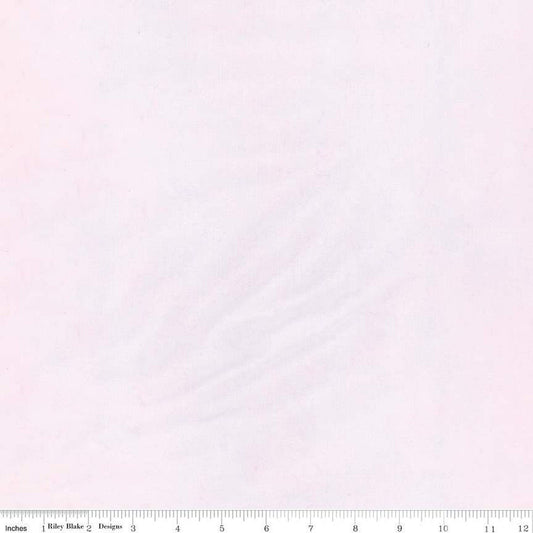 Image of the Expressions Batiks Hand-Dyes Mallow quilting batik fabric by Riley Blake Designs. Features a very light pink batik fabric. 
Cute Little Fabric Shop