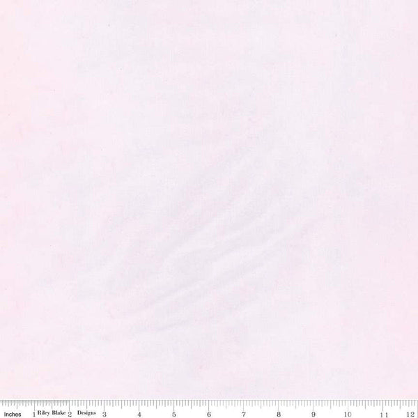 Image of the Expressions Batiks Hand-Dyes Mallow quilting batik fabric by Riley Blake Designs. Features a very light pink batik fabric. 
Cute Little Fabric Shop