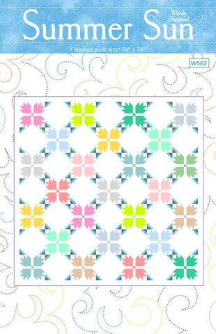 SALE Summer Sun Quilt PATTERN P180 by Wendy Sheppard - Riley Blake Designs - INSTRUCTIONS Only -  Fat Quarter Friendly