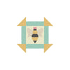 Image of the bee project from the Summer Punch Needle Pattern by Lori Holt for Riley Blake Designs. 
Cute Little Fabric Shop